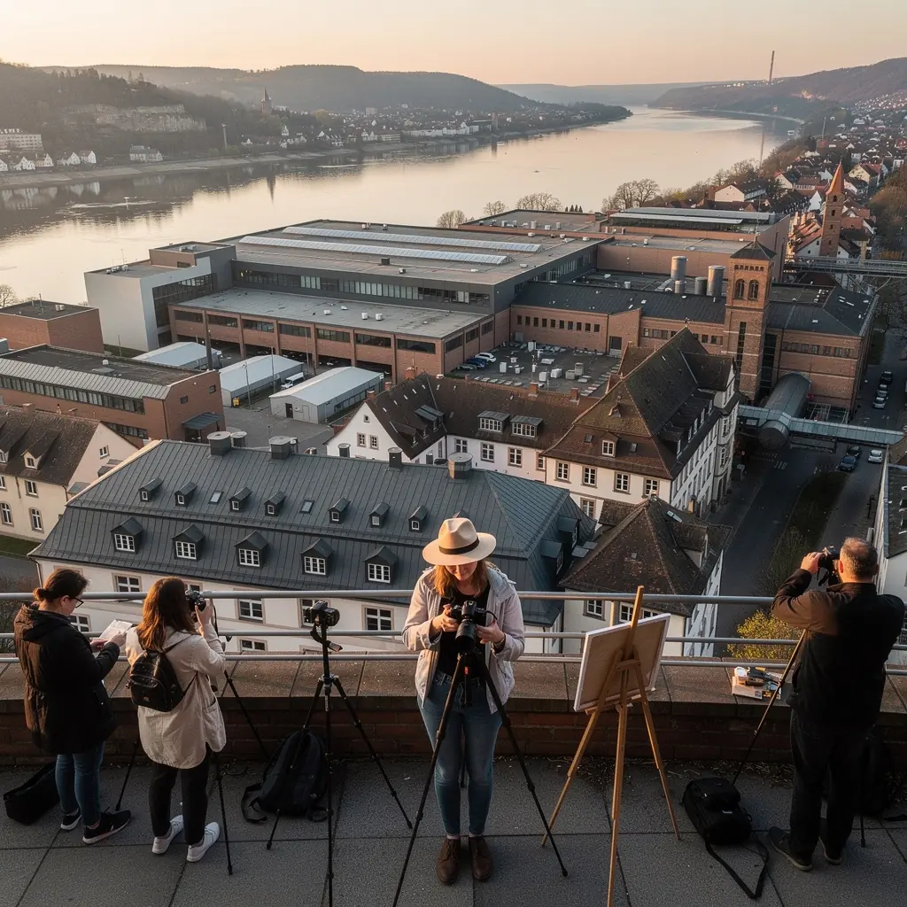 Detailansicht eines kunstvoll verzierten Meissener Porzellans mit blauen Motiven.